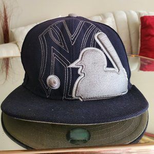 New Era 59 Fifty Blue and Grey New York Yankees Snapback hat